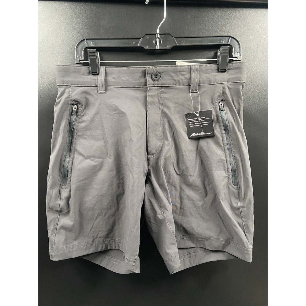 Eddie Bauer Men's Horizon Guide 10" Chino Shorts‎ CG2 Carbon Size 30 NWT